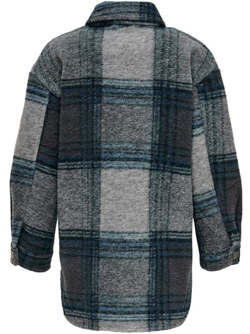 Veste à carreaux Fille Kids ONLY - Kiabi