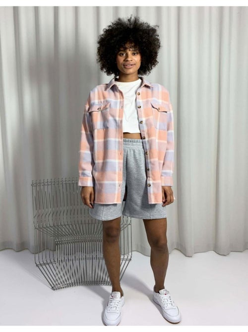 Veste à carreaux Noisy May - Kiabi