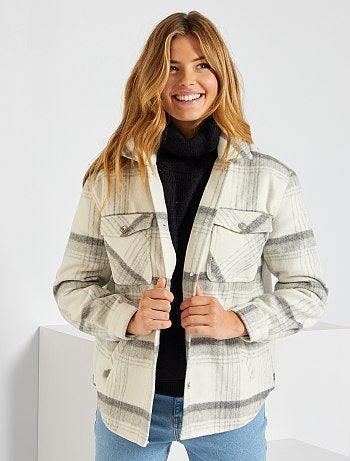 veste style surchemise femme