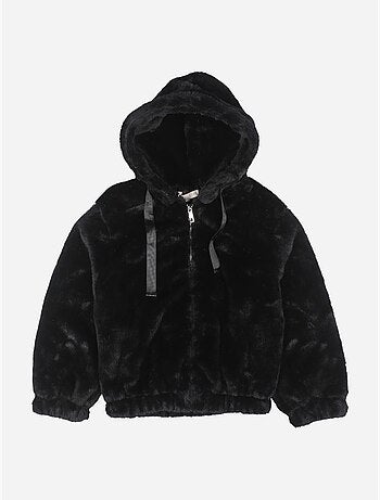 Veste à fausse fourrure