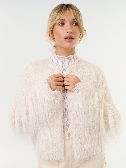 Veste à franges - Kiabi