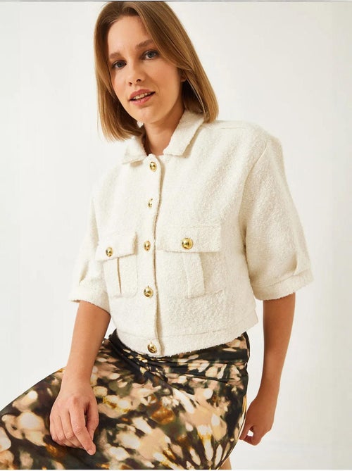 Veste à manches courtes mbms lucci - Kiabi Veste à manches courtes mbms lucci - Kiabi