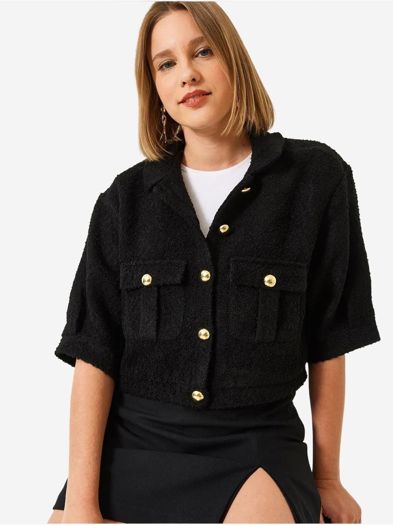 Veste à manches courtes mbms lucci Noir - Kiabi