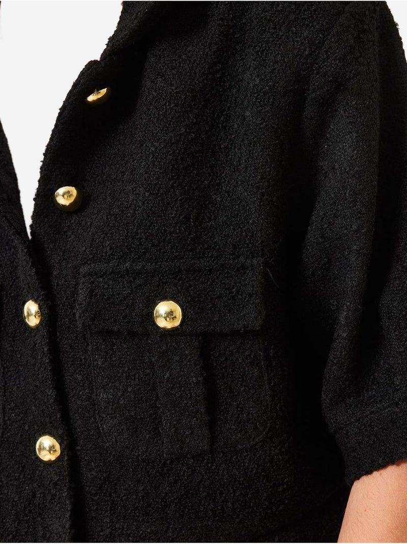 Veste à manches courtes mbms lucci Noir - Kiabi