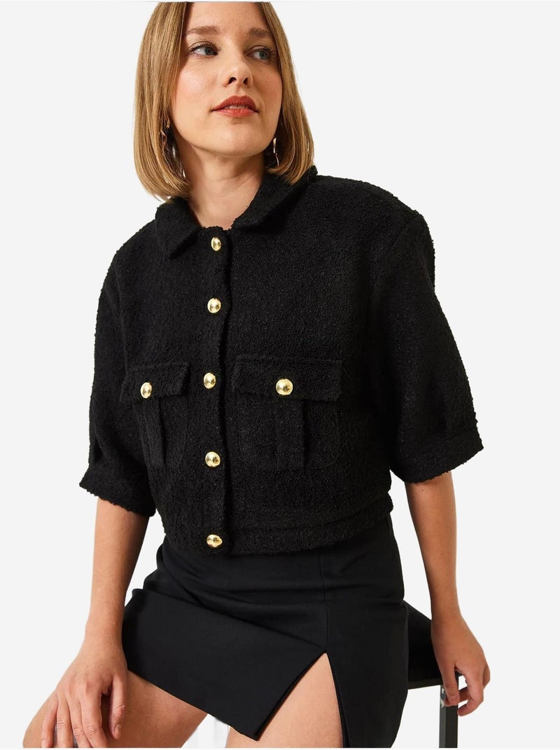Veste à manches courtes mbms lucci Noir - Kiabi
