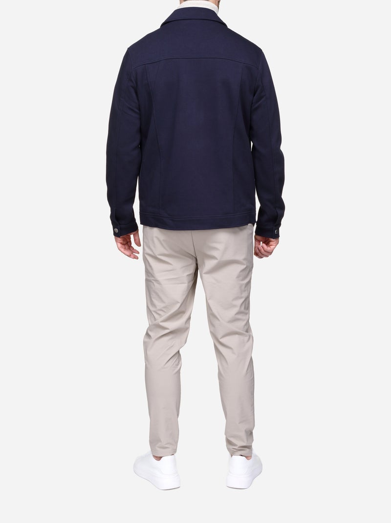Veste à poches - Frilivin Bleu foncé - Kiabi