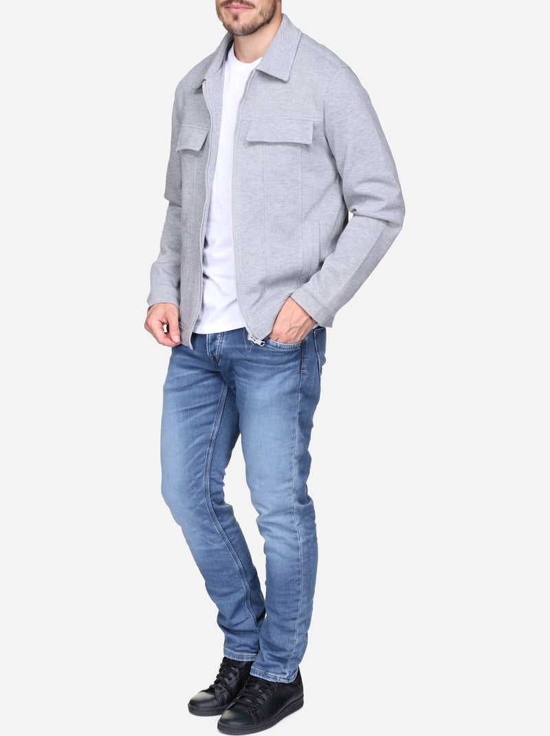 Veste à poches - Frilivin Gris foncé - Kiabi