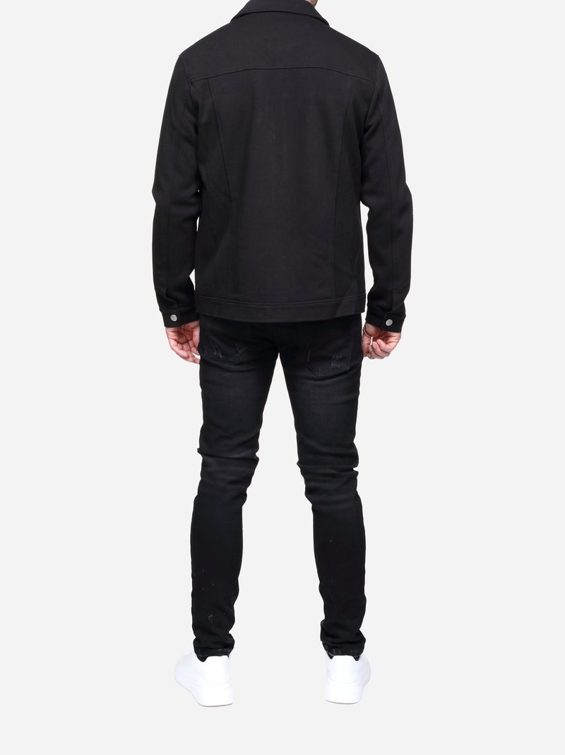 Veste à poches - Frilivin Noir - Kiabi