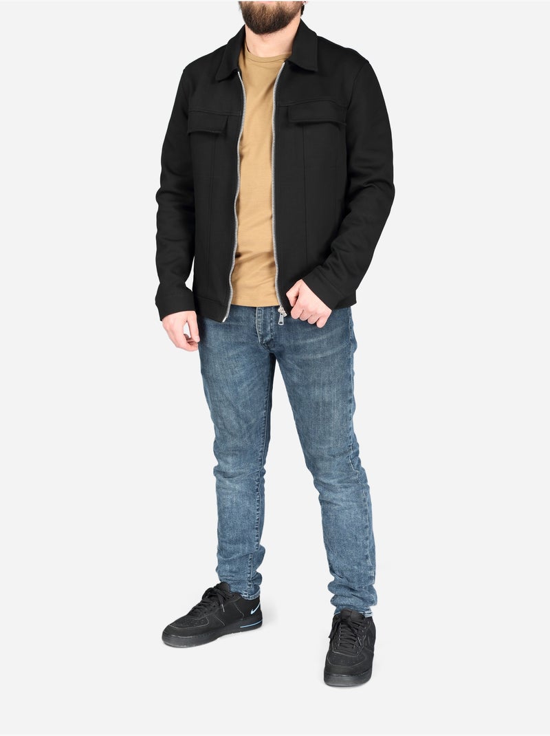 Veste à poches - Frilivin Noir Noir - Kiabi
