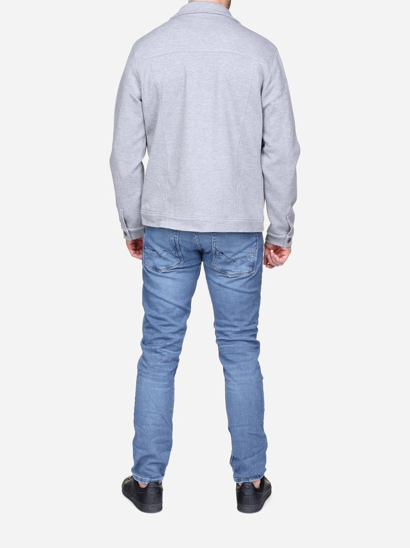 Veste à poches Gris foncé - Kiabi