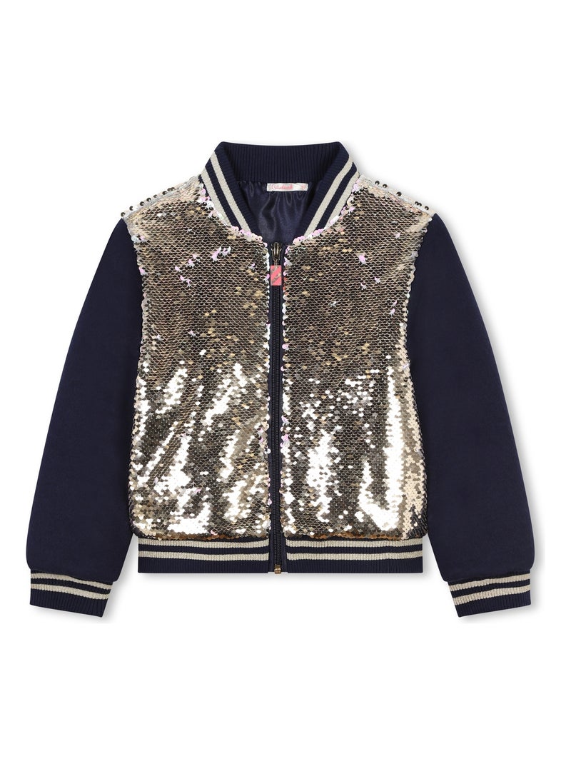 Veste à sequins Jaune - Kiabi