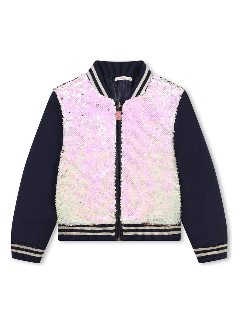 Veste à sequins Jaune - Kiabi