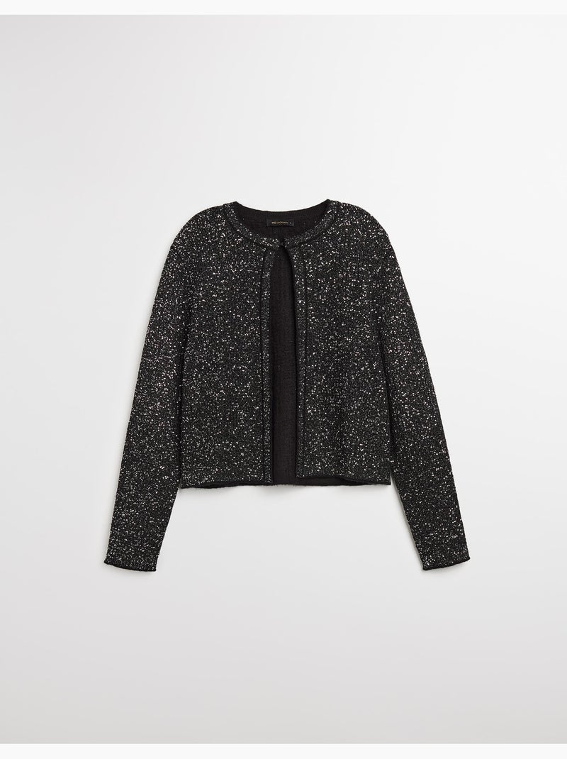 Veste à sequins, MO Fashion Noir - Kiabi