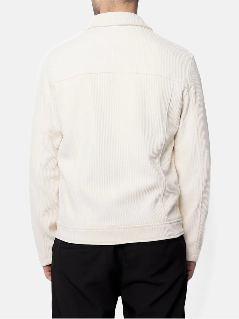 Veste à zip - Frilivin Blanc cassé - Kiabi