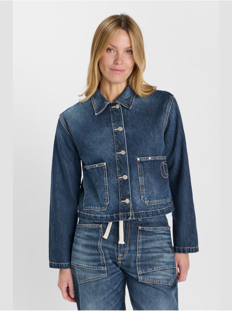 Veste AKSEL 'Le Temps Des Cerises' Bleu - Kiabi