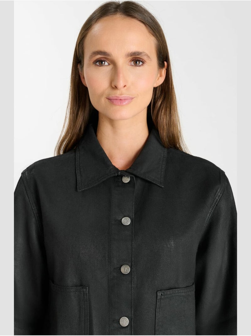 Veste aksel 'le temps des cerises' Noir - Kiabi