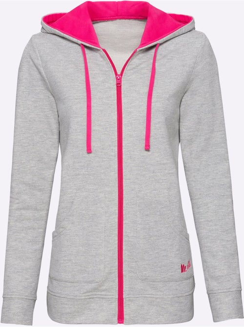 Veste avec capuche à liens nouer et poches kangourou - Taille standard - Witt - Kiabi Veste avec capuche à liens nouer et poches kangourou - Taille standard - Witt - Kiabi