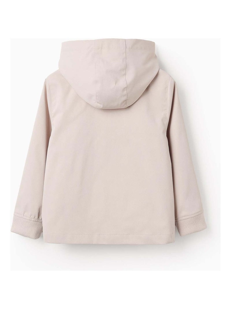 Veste avec Capuche Amovible Beige - Kiabi