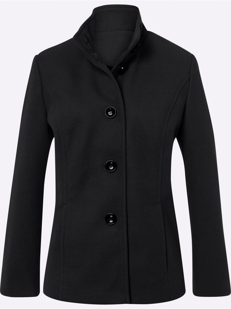 Veste Avec Doublure - Taille Standard - Moda Vilona Noir - Kiabi
