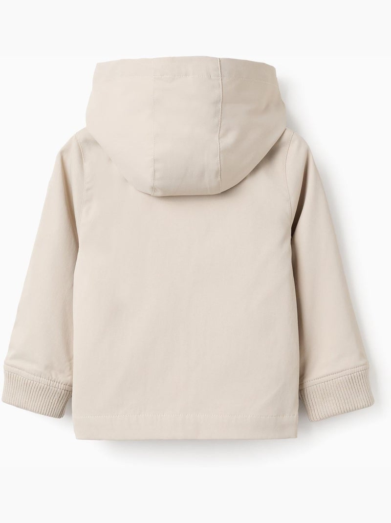 Veste avec doublure et capuche amovible Beige clair - Kiabi