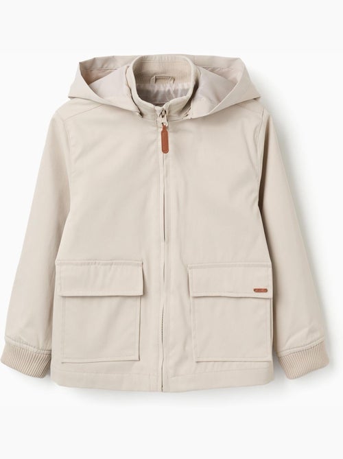 Veste avec doublure et capuche amovible - Kiabi