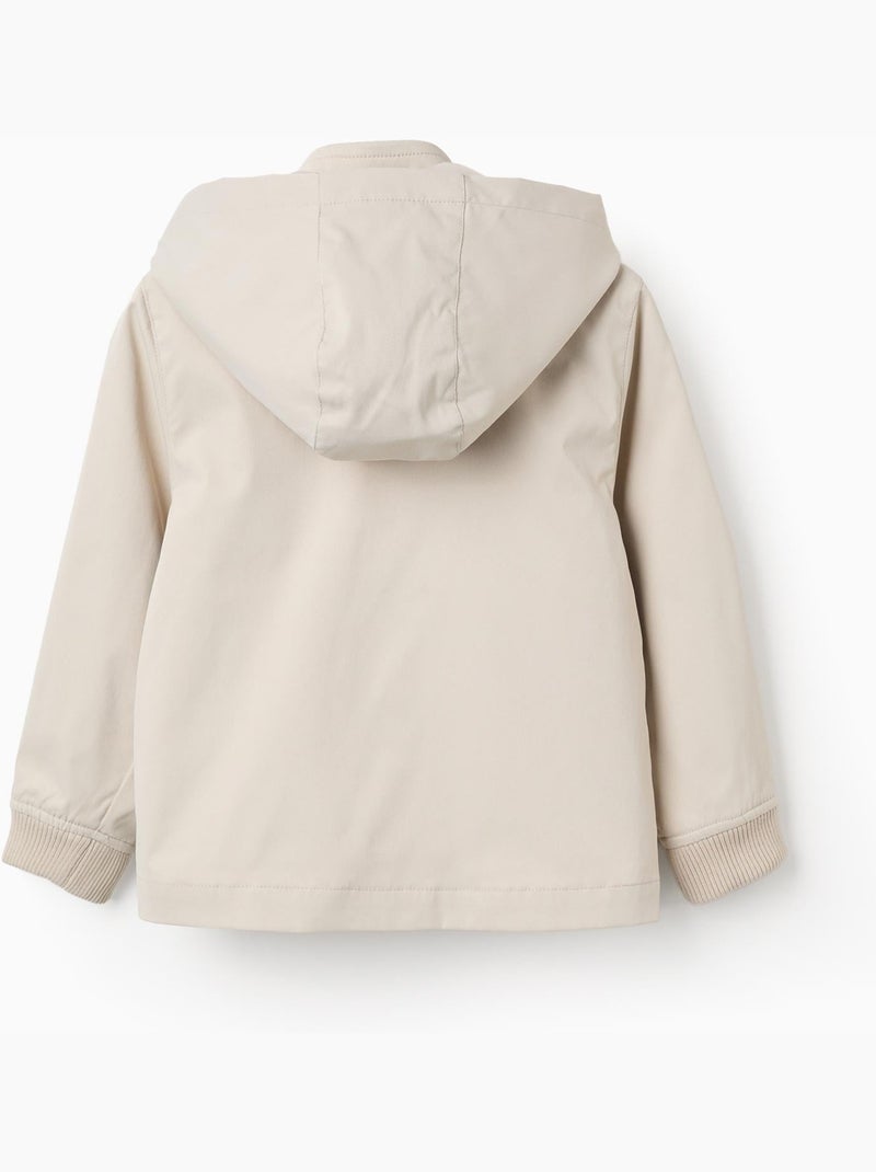 Veste avec doublure et capuche amovible Beige clair - Kiabi