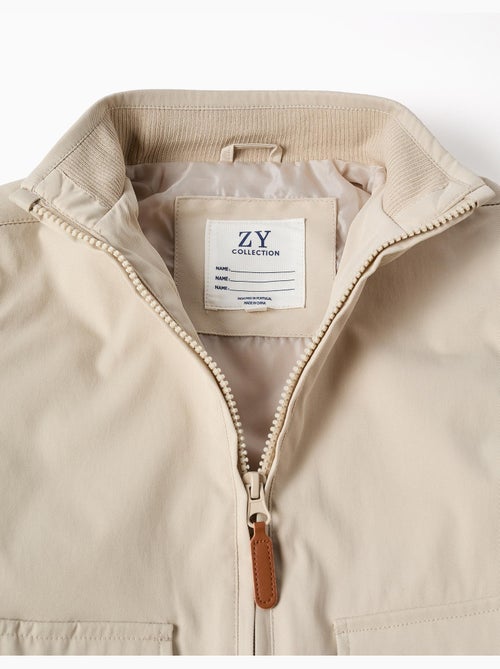 Veste avec doublure et capuche amovible - Kiabi