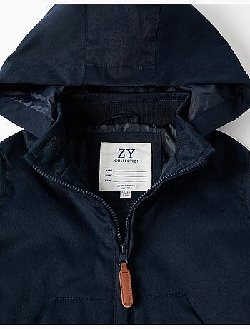 Veste avec doublure et capuche amovible