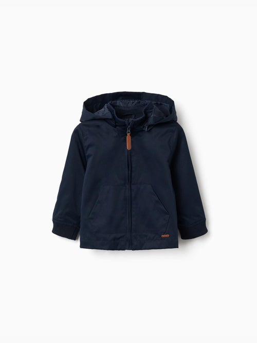 Veste avec doublure et capuche amovible - Kiabi