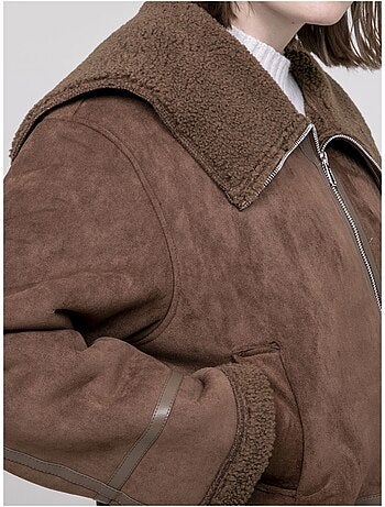 Veste aviateur double peaux UMI