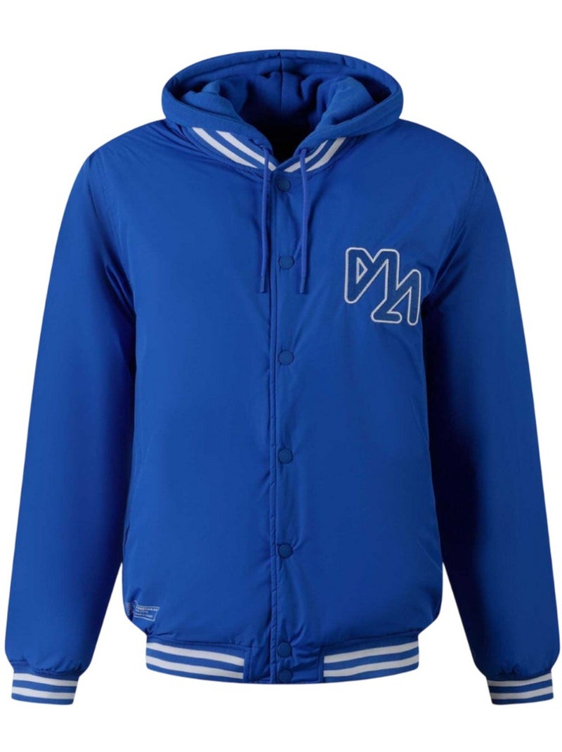 Veste baseball motif/style rayures contrastées - minoti Bleu - Kiabi