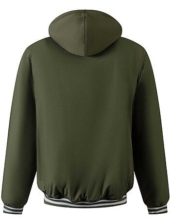 Veste baseball motif/style rayures contrastées - minoti