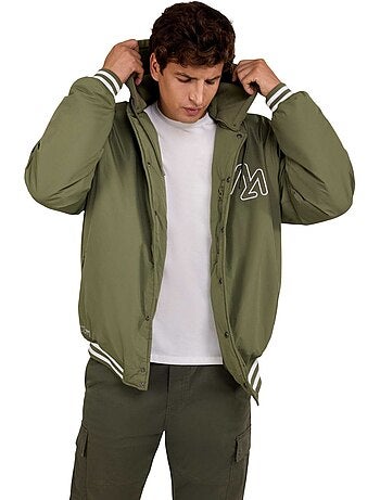 Veste baseball motif/style rayures contrastées - minoti