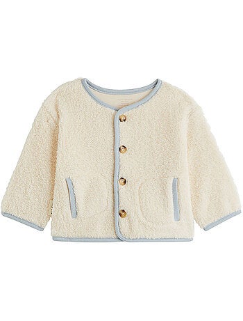 Veste bébé en sherpa voix lactée