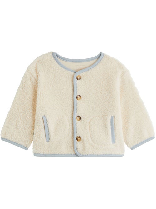 Veste bébé en sherpa voix lactée - Kiabi Veste bébé en sherpa voix lactée - Kiabi