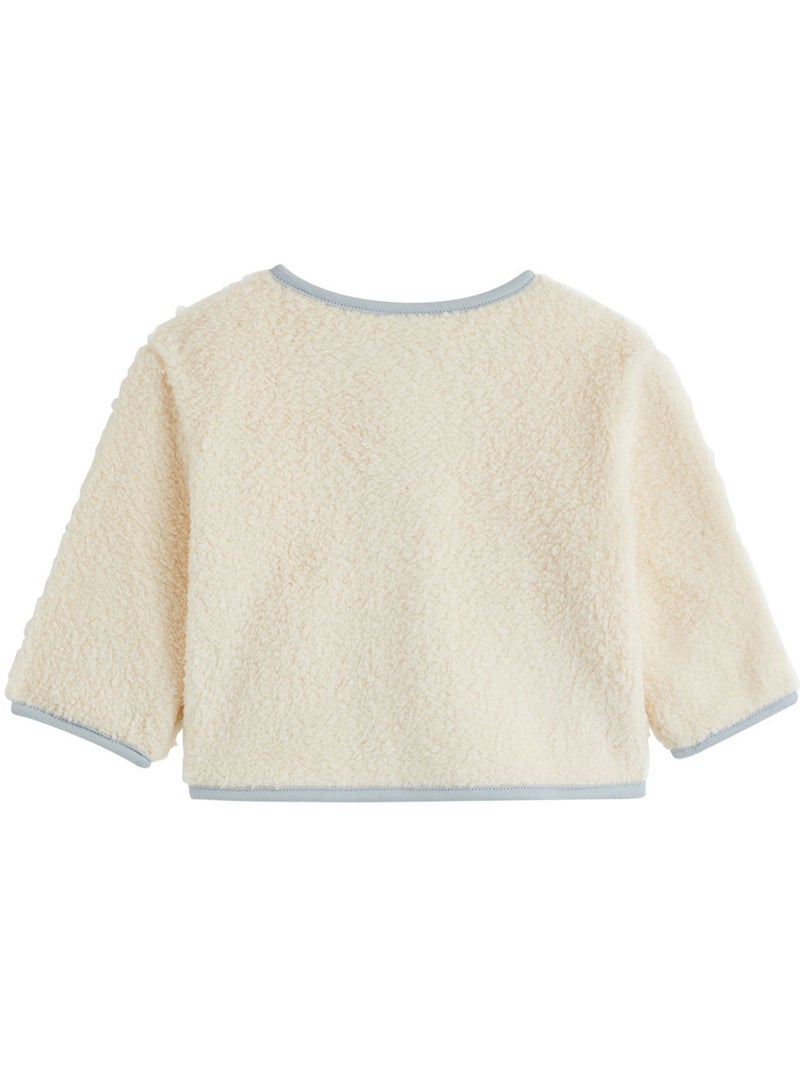Veste bébé en sherpa voix lactée Ecru - Kiabi