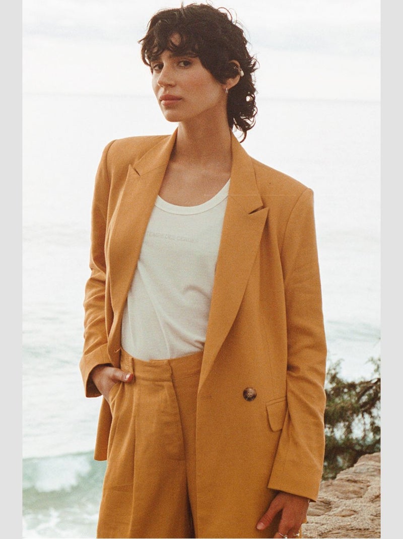 Veste BEKY 'Le Temps Des Cerises' Jaune - Kiabi