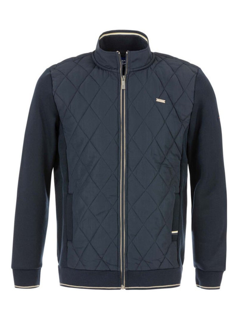 Veste bi-mati?�re bleu marine Homme - Bleu marine - Homme - 75.00�?� - Kiabi