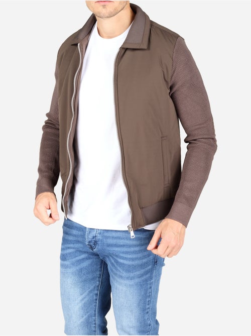 Veste bi matières - frilivin - Kiabi Veste bi matières - frilivin - Kiabi
