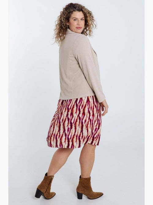 Veste biker unie PAPRIKA - Kiabi