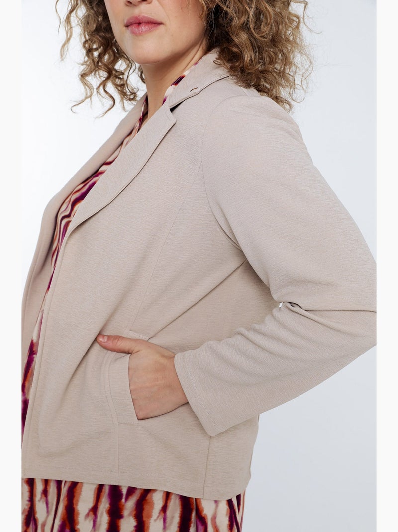 Veste biker unie PAPRIKA Kaki - Kiabi