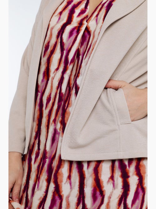 Veste biker unie PAPRIKA - Kiabi