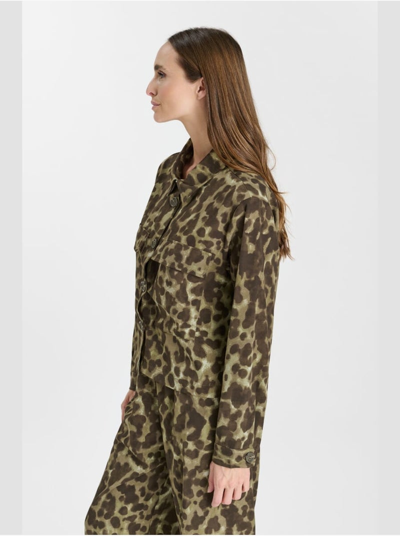 Veste BLANDY 'Le Temps Des Cerises' Kaki - Kiabi
