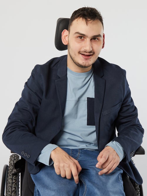 Veste blazer - collection facile à enfiler - Kiabi