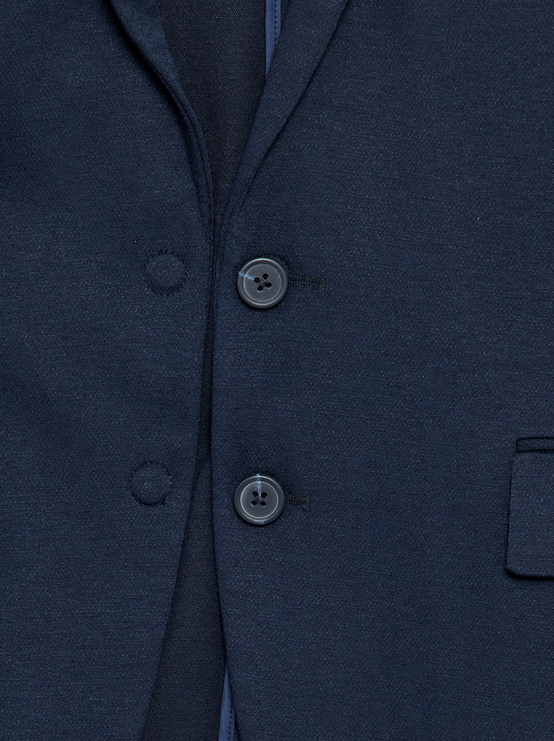 Veste blazer - collection facile à enfiler Bleu - Kiabi