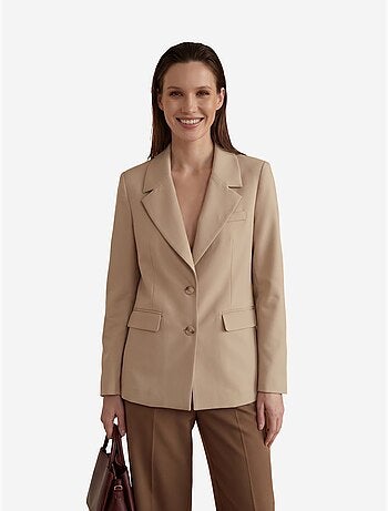 Veste blazer à col châle et boutons my fashion
