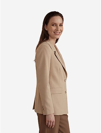 Veste blazer à col châle et boutons my fashion