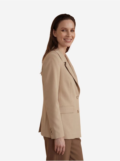 Veste blazer à col châle et boutons my fashion - Kiabi Veste blazer à col châle et boutons my fashion - Kiabi
