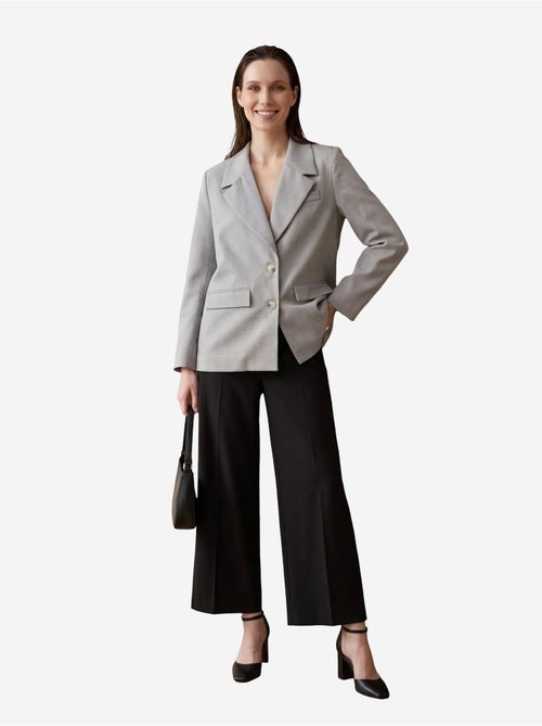 Veste blazer à col châle et boutons my fashion - Kiabi Veste blazer à col châle et boutons my fashion - Kiabi