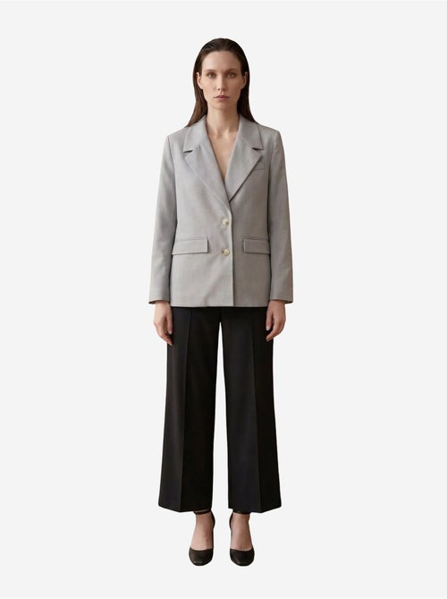 Veste blazer à col châle et boutons my fashion - Kiabi Veste blazer à col châle et boutons my fashion - Kiabi
